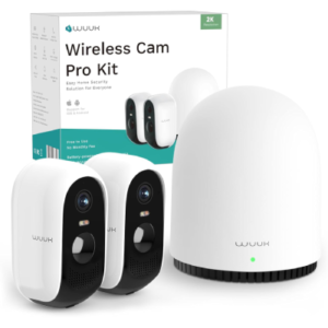 WUUK 2K Security Cameras Wireless Outdoor System